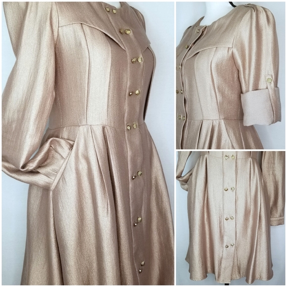 Hyelim Button Down Dress Size Small - Picture 3 of 7